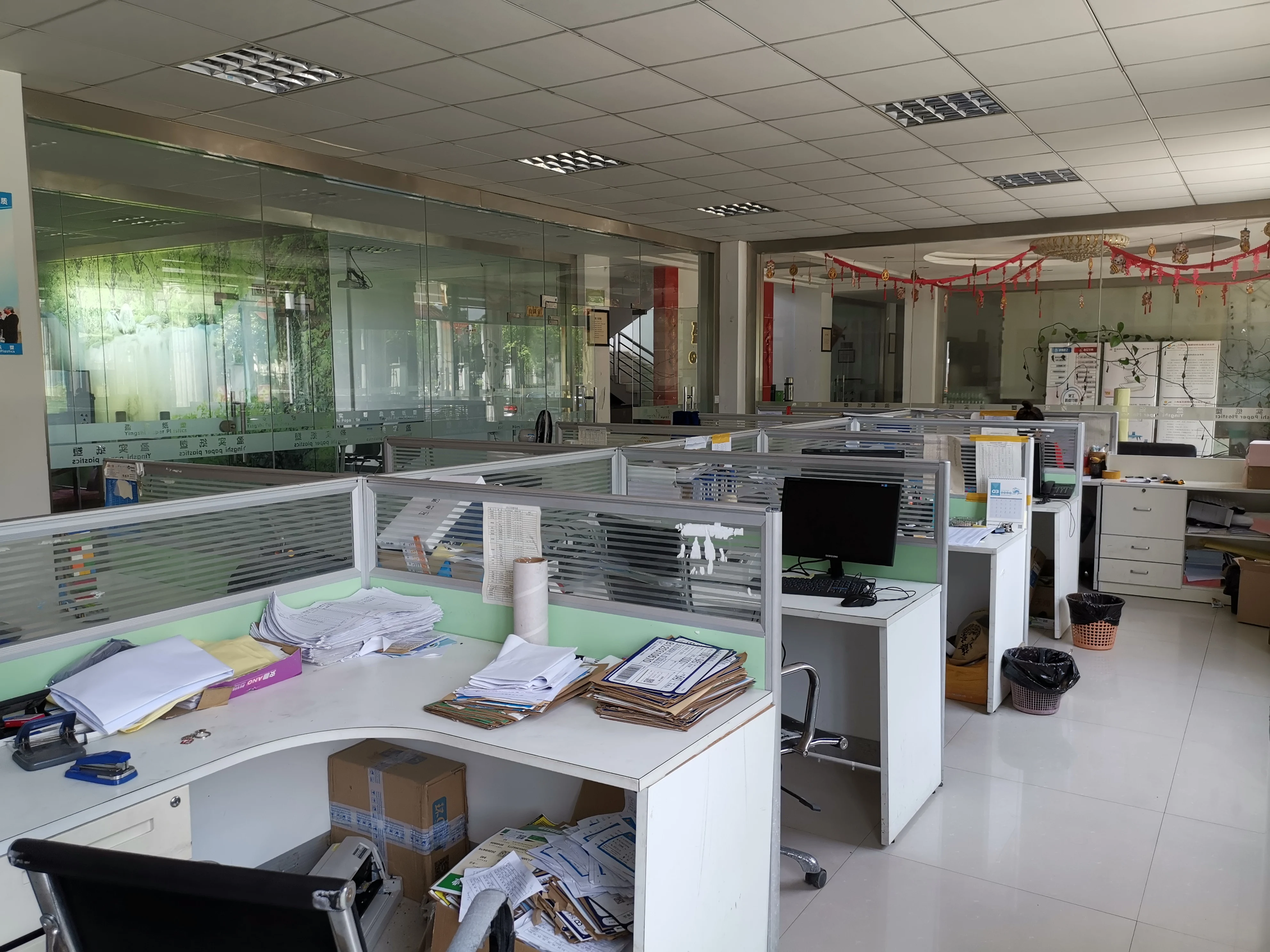 75 micron single side blue PET release film glassine silicone coated paper