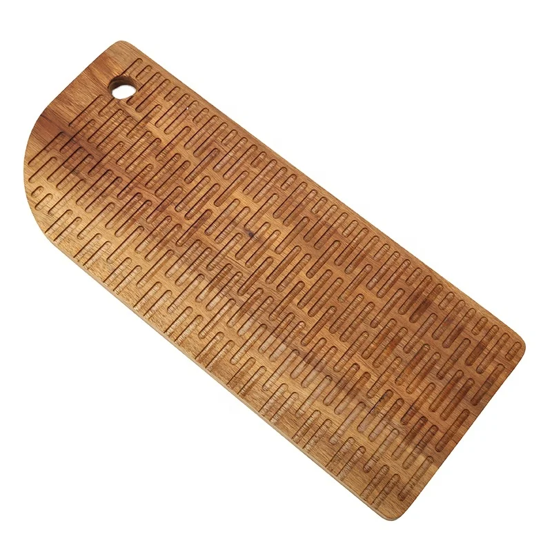 Rectangular Serving Tray Wood Rustic Japanese Sushi Plate Board