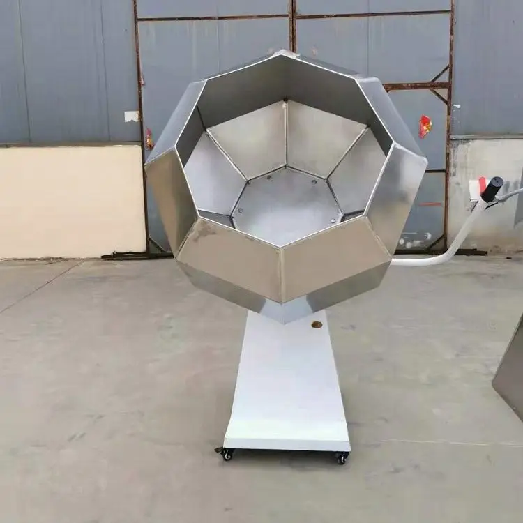 Flavor Mixer Coating Snack Popcorn Drum Food Potato Octagonal Making Seasoning Flavoring Processing Machines for potato chips