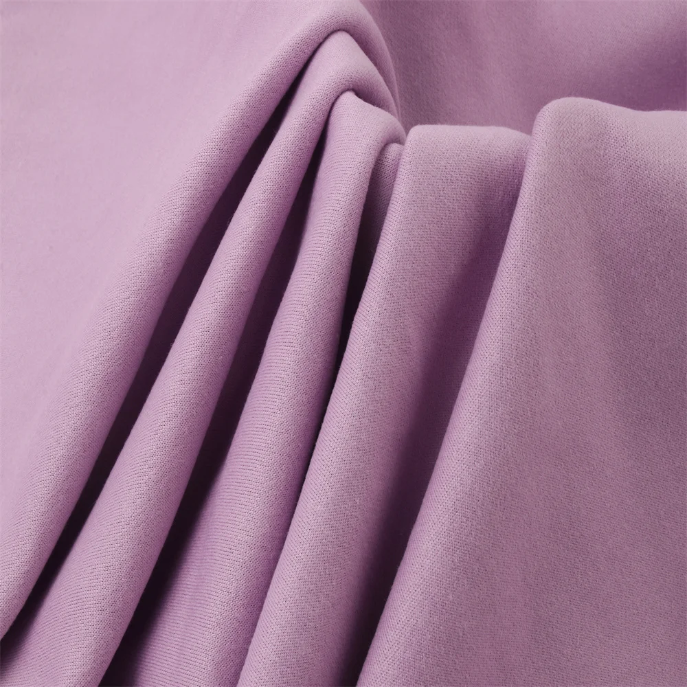 ZM015 Soft Feeling Polyester Cotton Fabric Fluffy Outdoor Garments Polar Fleece Shirt Fabric with Anti-Pill Feature Style