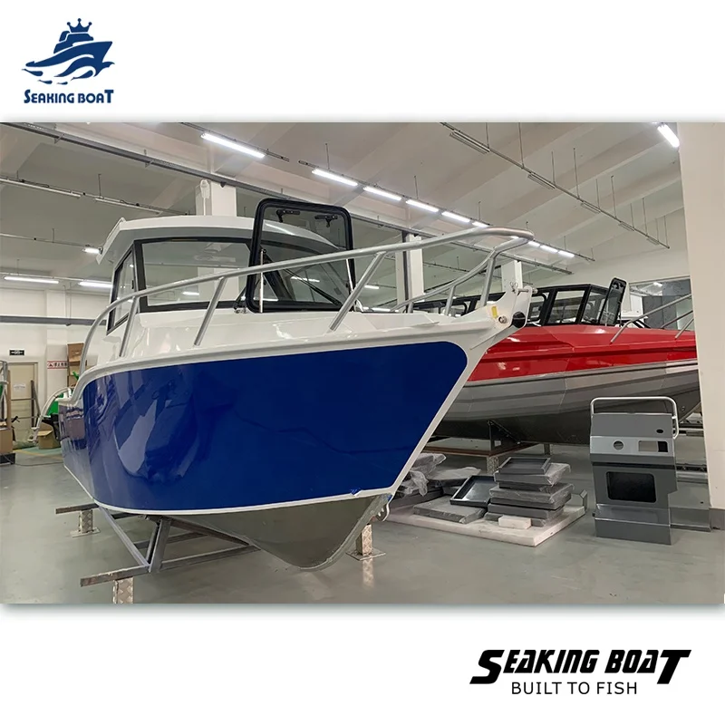 Китай SeaKing Profisher 6 25 м 20 футов морской V корпус алюминиевая кабина рыболовная лодка с CE для продажи