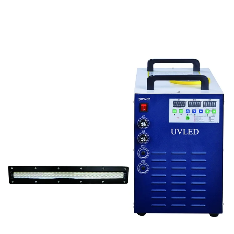 Высокая мощность 395nm УФ LED отверждения системы для планшетный принтер led УФ отверждения
