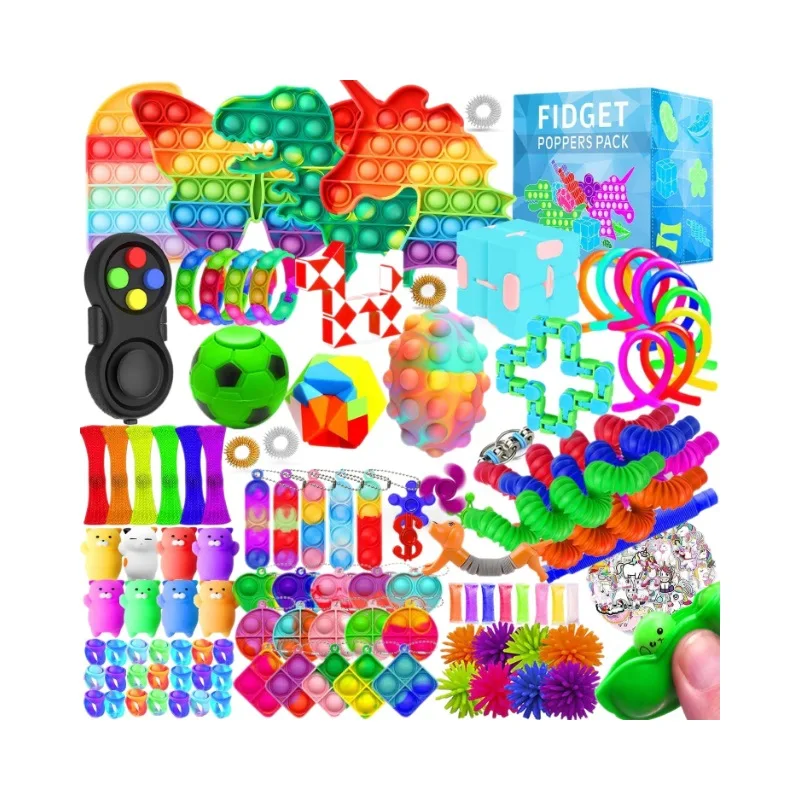 Blind Box Decompression Set Slow Rebound Rodent Control Pioneer Unicorn Mini Finger Gyro Party Toy