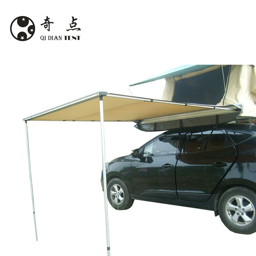 Hot Sale 4x4 SUV Car Roof Rack Awning Waterproof Fabric Sun Shade Awning for Car