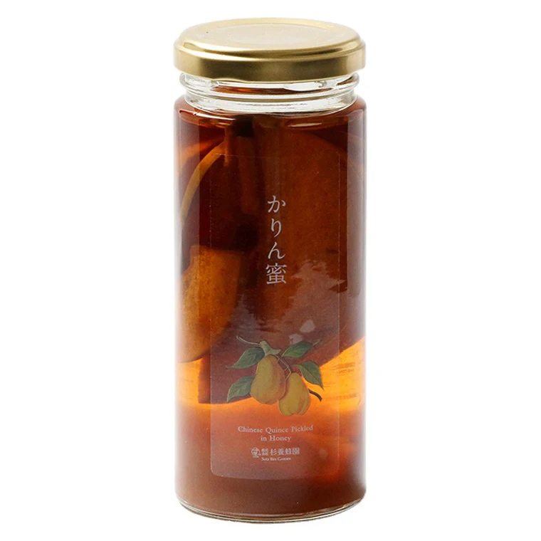 Healthy quince manufacturers bottle design honey bee charm preserved fruit