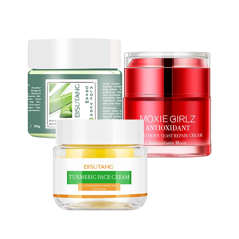 Wholesale Collagen Facial Repair Cream Private Label Custom Logo Organic Vitamin C Snail Skin Whitening Face Cream