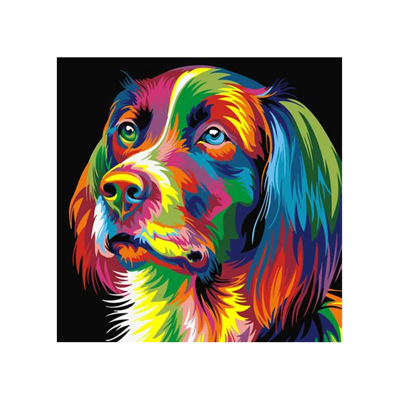 Лидер продаж с фабрики, Рождественская распродажа, оптовая продажа, алмазная картина в виде собаки