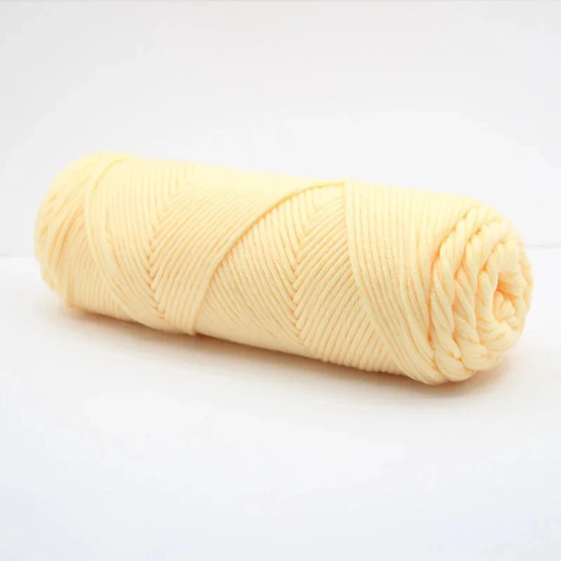  ZENGLONG low prices 8ply 100g dyed crochet knitted milk cotton fabric yarns long staple blended yarn for hand