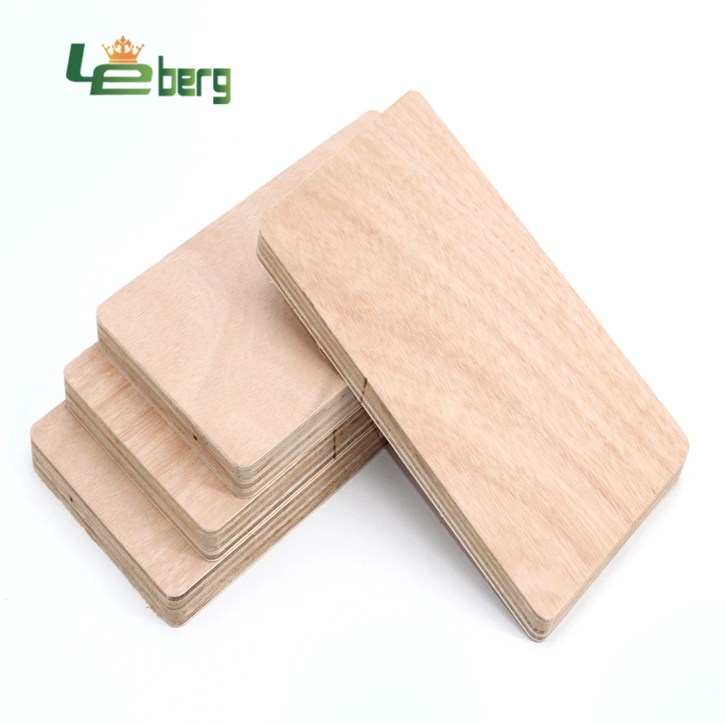2.7mm 3mm 5mm 18mm Bintangor / Okoume/pine Wood Veneer Faced Plywood Commercial Plywood Surface Treatment