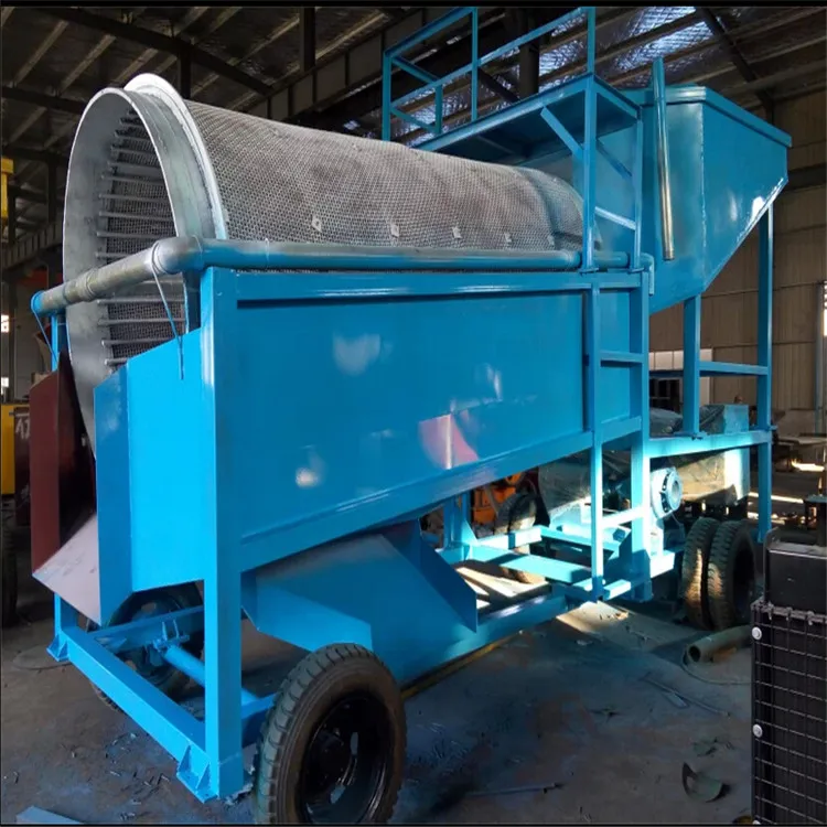 Leizhan Alluvial Mining Equipment Rotary Filter Gypsum Drum  Aggregate Grain Mineral Trommel Drum Screen