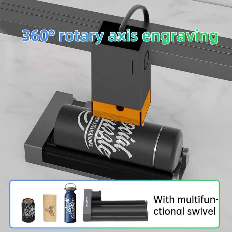 DAJA D4 Laser Engraver 2W/3W/5W/10W Diode Laser Large Range Wood Metal Plastic Leather Paper MDF Rubber Supports AI DXF Formats