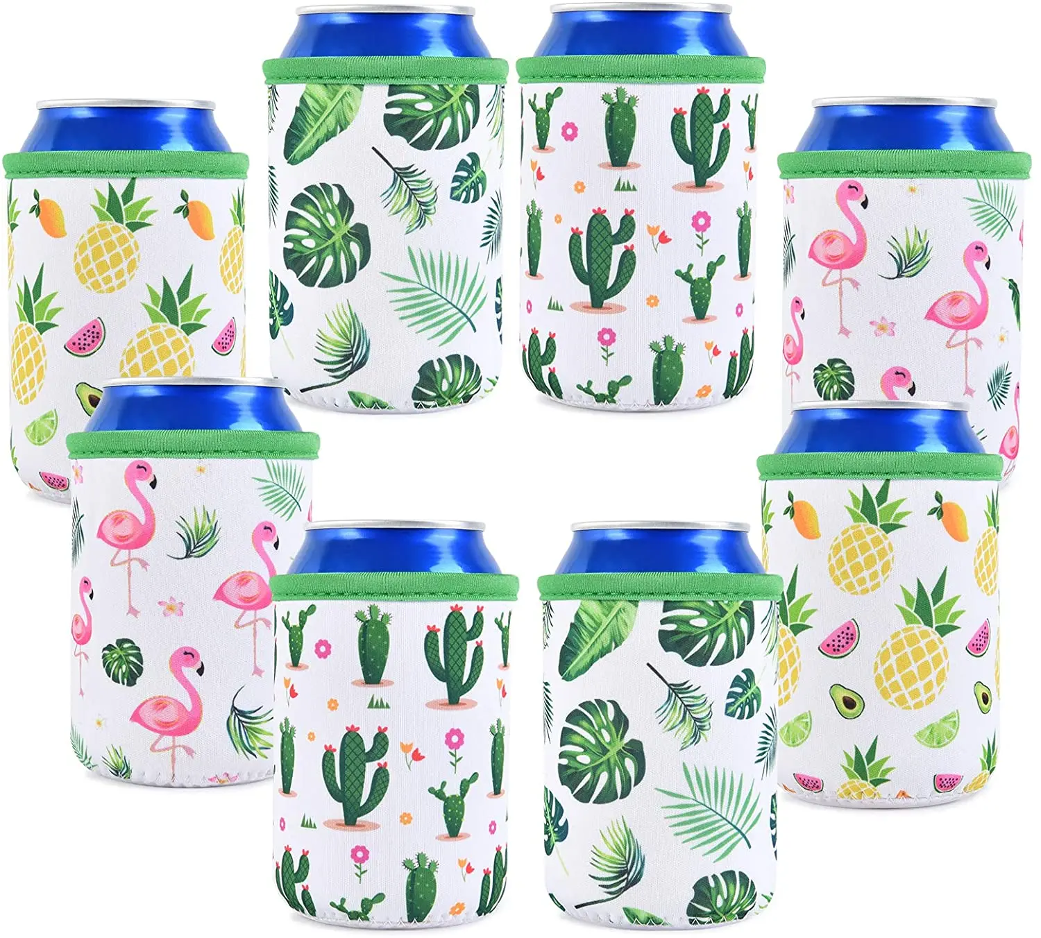 Customized Logo Neoprene Can Cooler Sleeve Insulated Regular Can Coolers Beer Cans