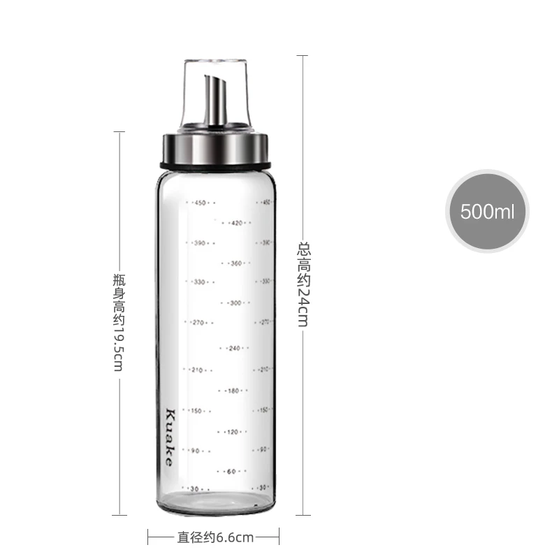 High-end Technology Manufacturing Cooking Kitchen Oil Glass Bottle