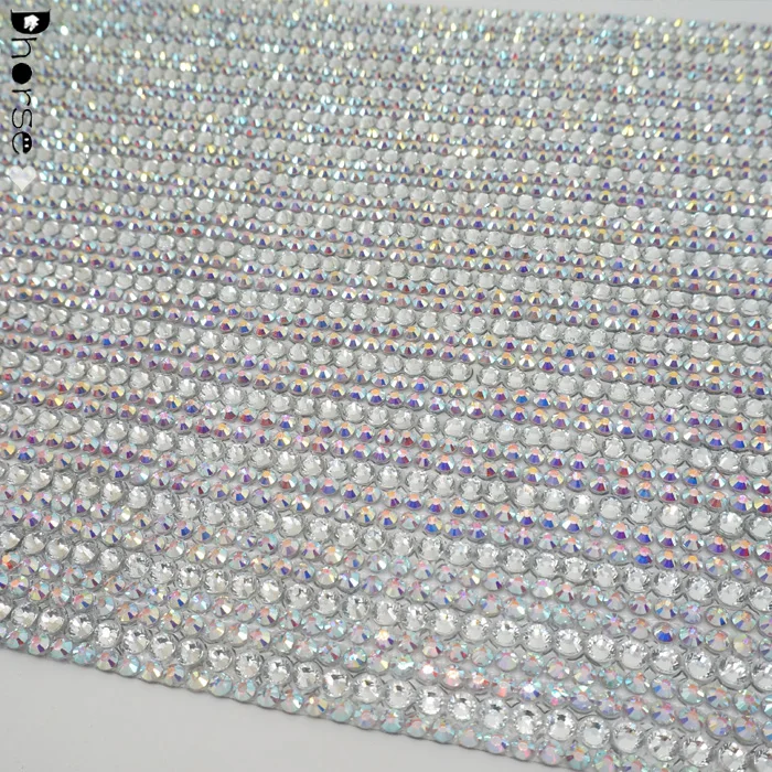 High quality luxury diamante adhesive hotfix rhinestone sheet