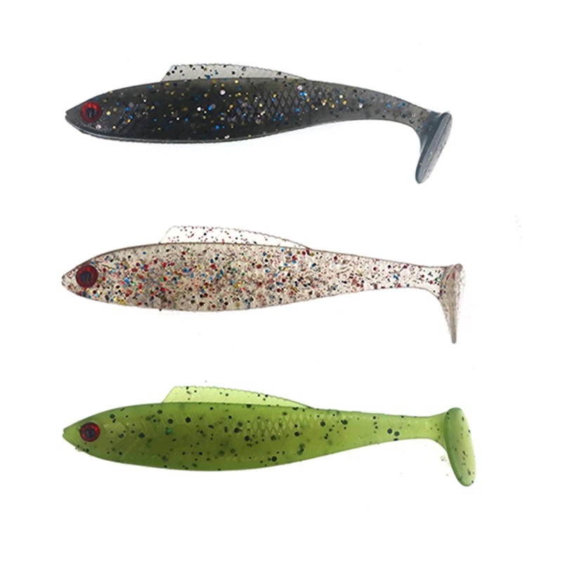 
Fishing Lure Soft Bait fish 6pcs 8.5cm 4.6g Swimbait Fishing Worms Silicone Baits Shad Fish Wobbler Rubber Bass Lure 