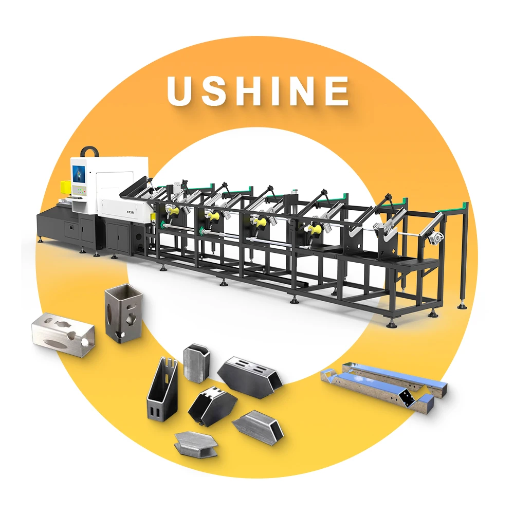 Portable Laser Metal Tube Cutting Machine High Precision Servo Fly Cutting steel tube pipe Cutting Machine