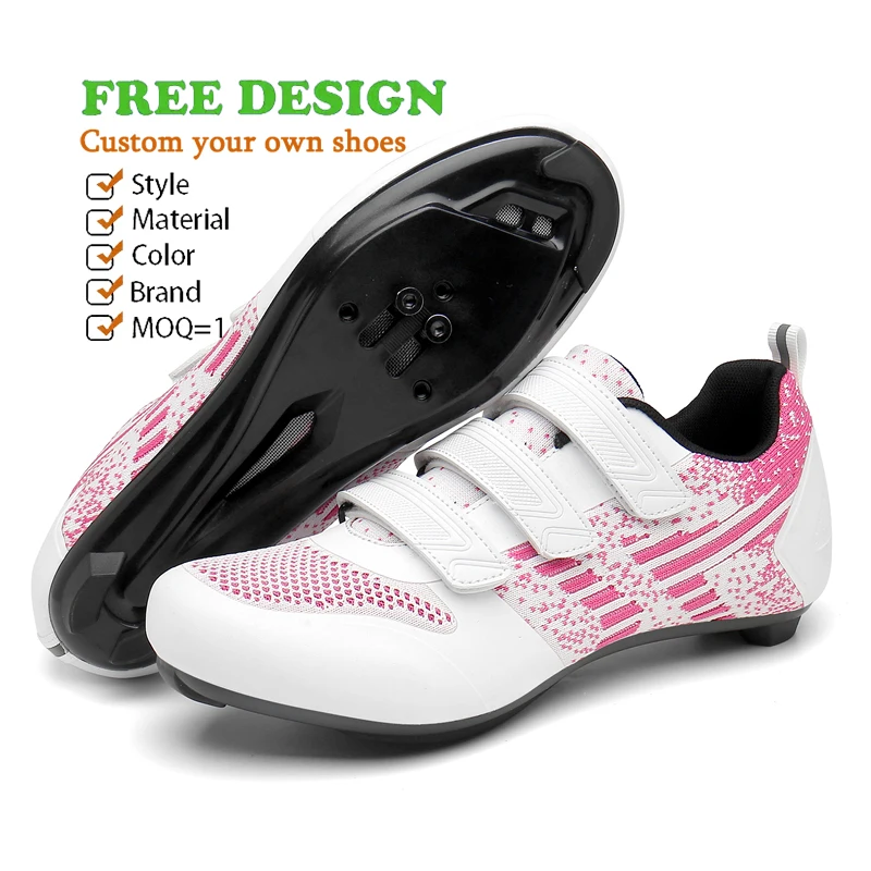 Factory Custom Mountain MTB Cycling Shoes Self-locking Resistant Racing Bicycle Sneakers Custom Bike Shoes Cleats Shoes Women