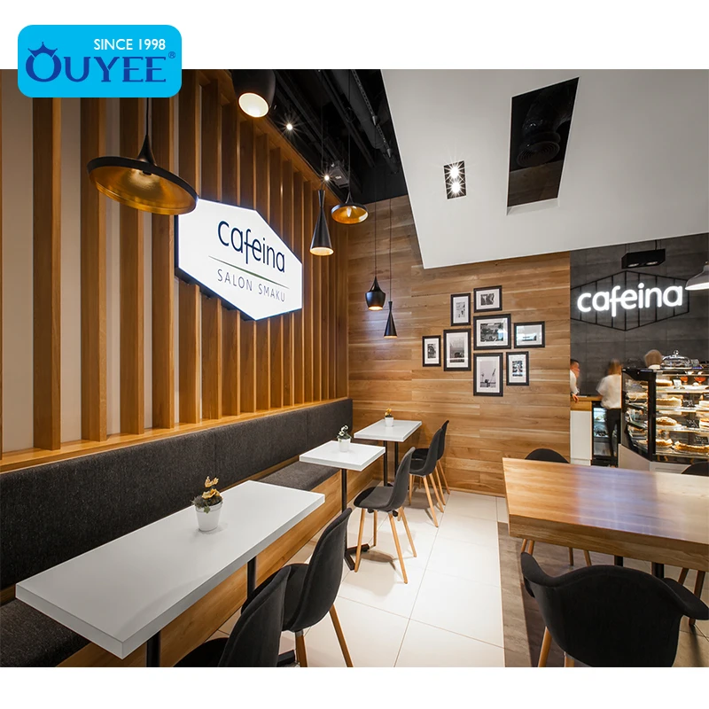 Торговый центр кафе настенное украшение розничная продажа кофейня дизайн ресторана счетчик еды набор мебели для кофейни