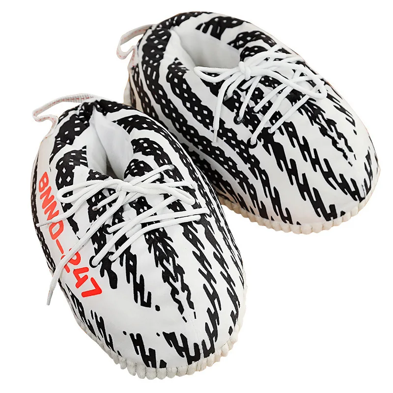 Hot Selling Aj1 Cotton Slippers 1 Coconut Cotton Shoes Back To The Future Luminous Bread Shoes Waterproof Warm Home