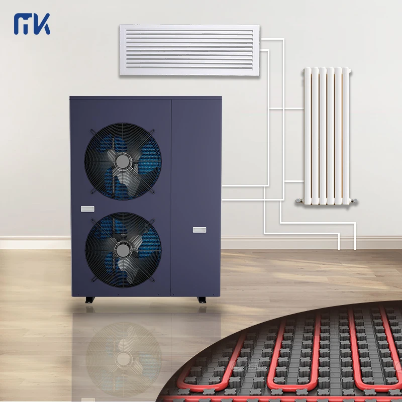 Hot Water Home Heating Cooling Monoblock Air Source Heat Pump Water Heaters