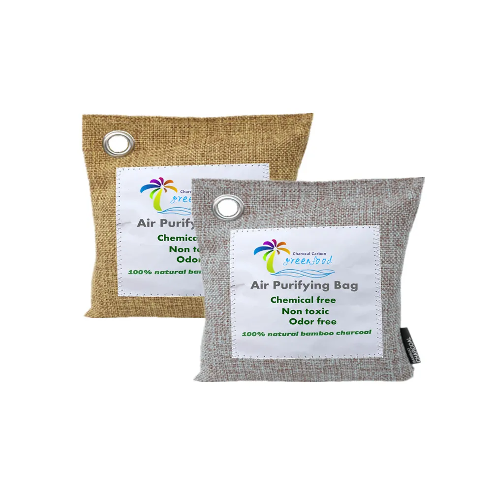 Activated Moso Bamboo Charcoal Air Purifying Bag Charcoal Air Freshener Purifier Bag Odor Eliminator