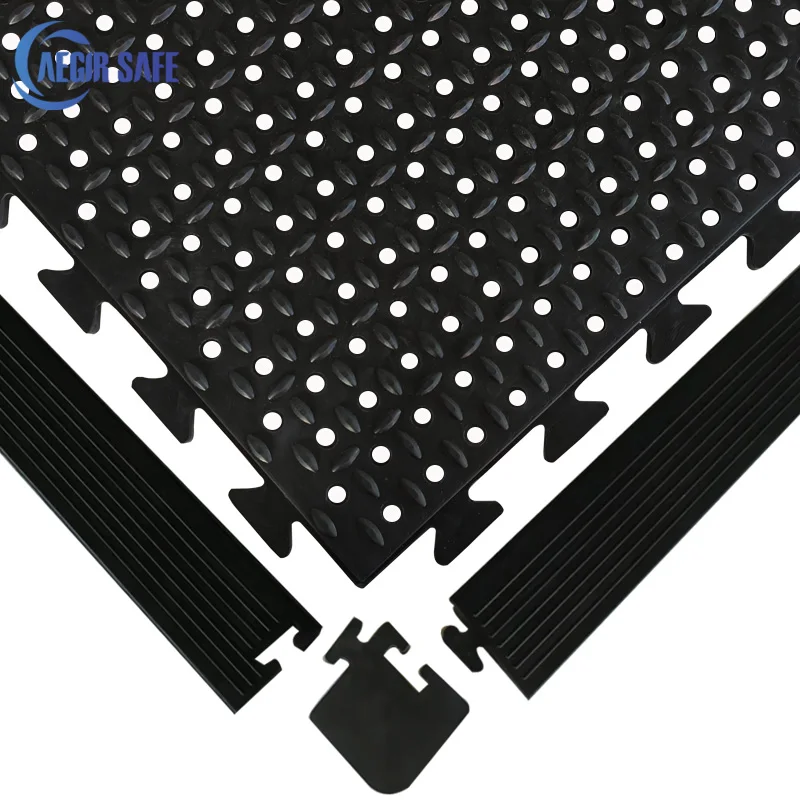 AEGIRSAFE ESD Oil Resistant Nitrile NBR Rubber Antifatigue Mat