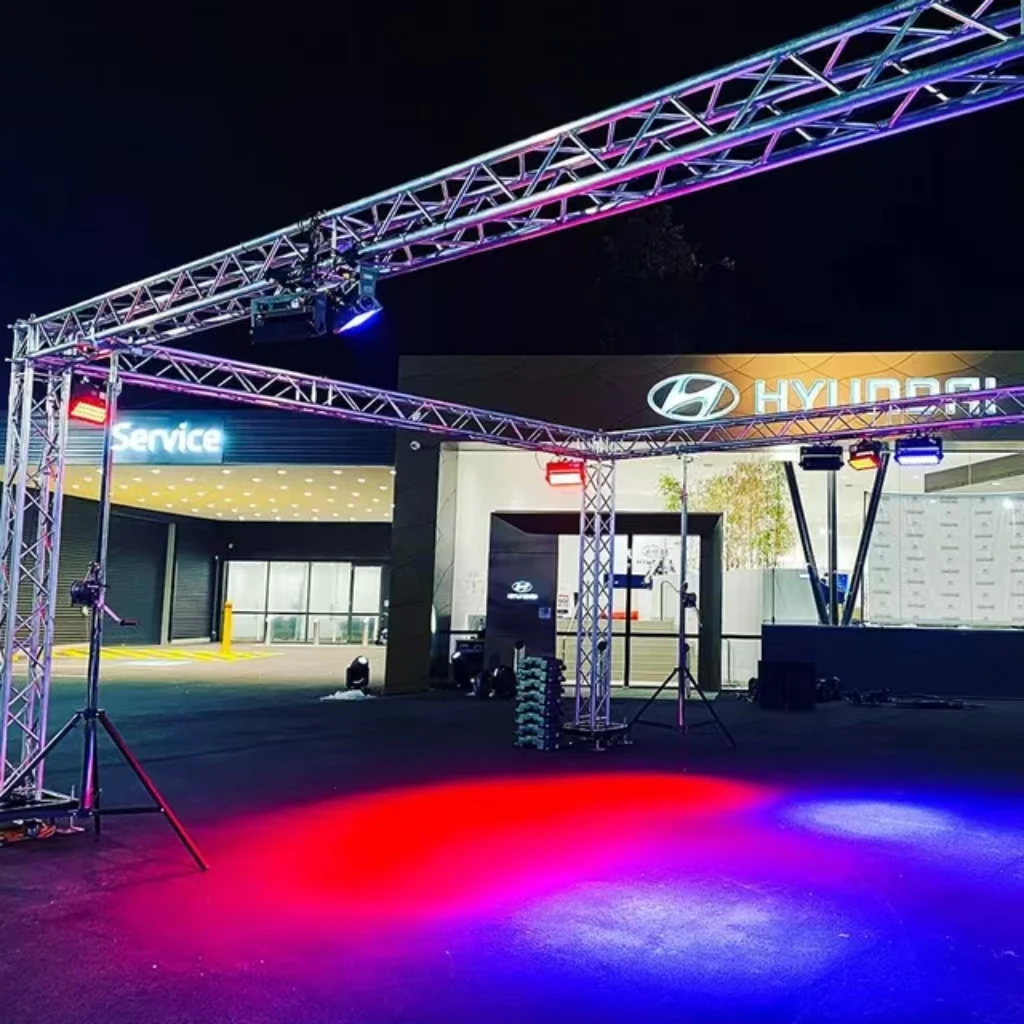 Truss 3X3X3M Trade Show Booth/Exhibit System-Modular F34 Spigot Truss With Universal Junction Block Corners