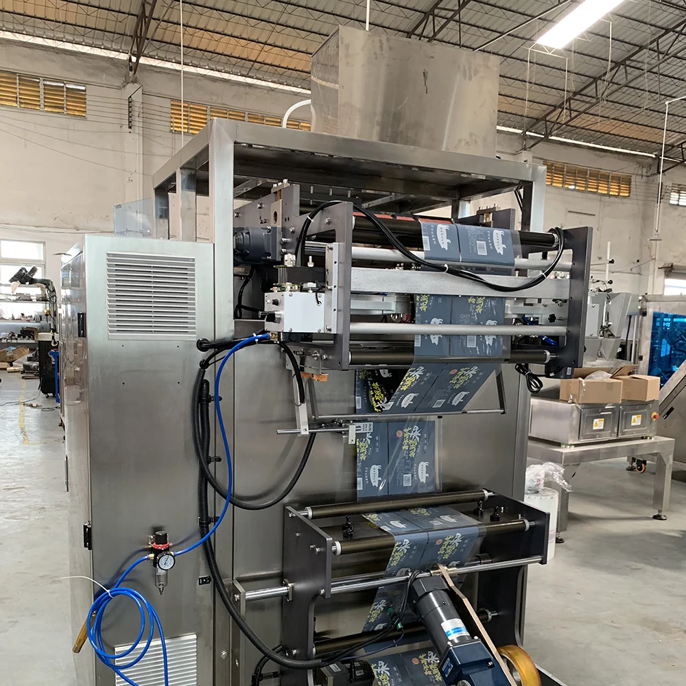 Automatic Multi Lane Stick Sport Gel Sachet Packaging Machine 4 lanes Waterslide Honey Liquid packing machine