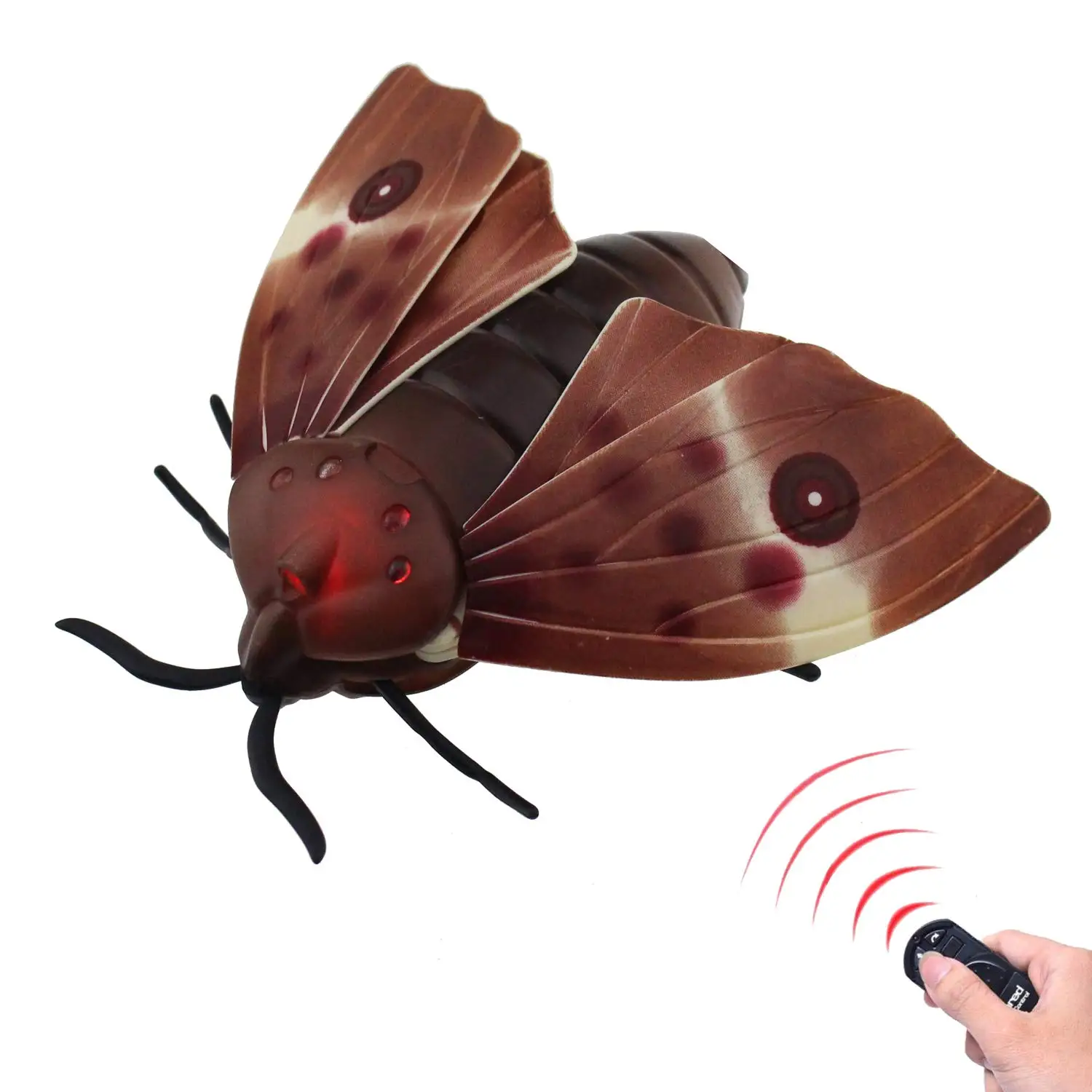 Plastic RC Moth Insect Remote Control Animal Toys Kids Pranks Insect Toy