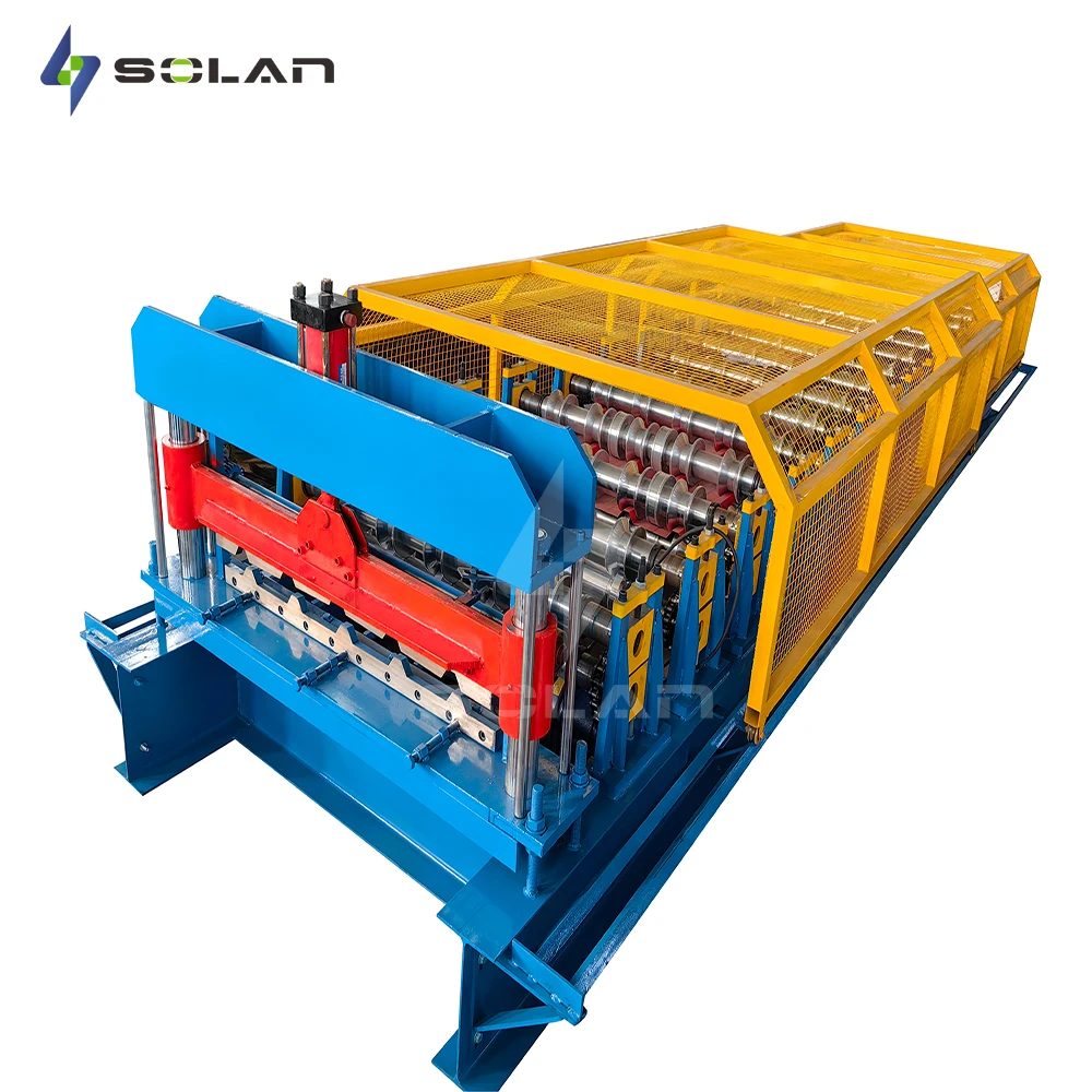 China Making Metal Roofing Sheets Machine IBR Iron Sheet Tile Roof Panel Making Roll Forming Machine