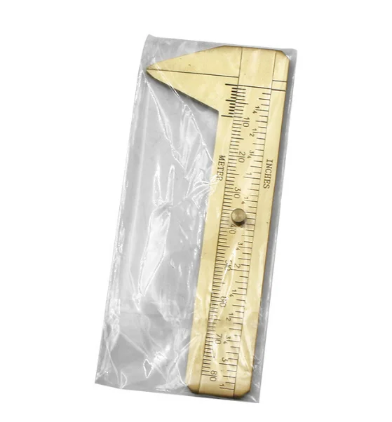 0-80 Single-double Graduated Brass Calipers with Pointed Mouth Vernier Calipers Mini Brass Calipers