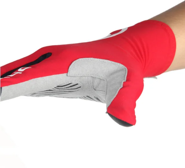 
Manufacturer custom cycling half finger Mountain biker gloves Super fiber leather touch screen MTB MX BMX bicycle gloves 