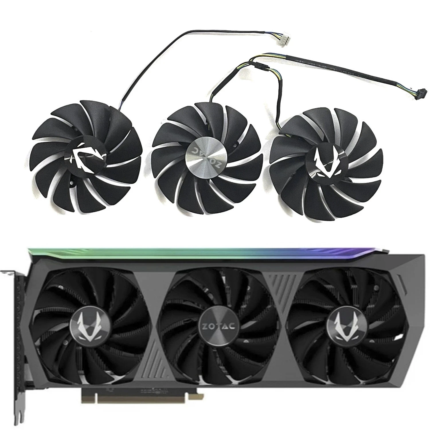 87MM 4PIN GA92S2U CF9015H12S RTX3090 GPU FAN For ZOTAC GAMING GEFORCE RTX 3070TI 3080 3080TI 3090 AMP Video Card Cooling Fan
