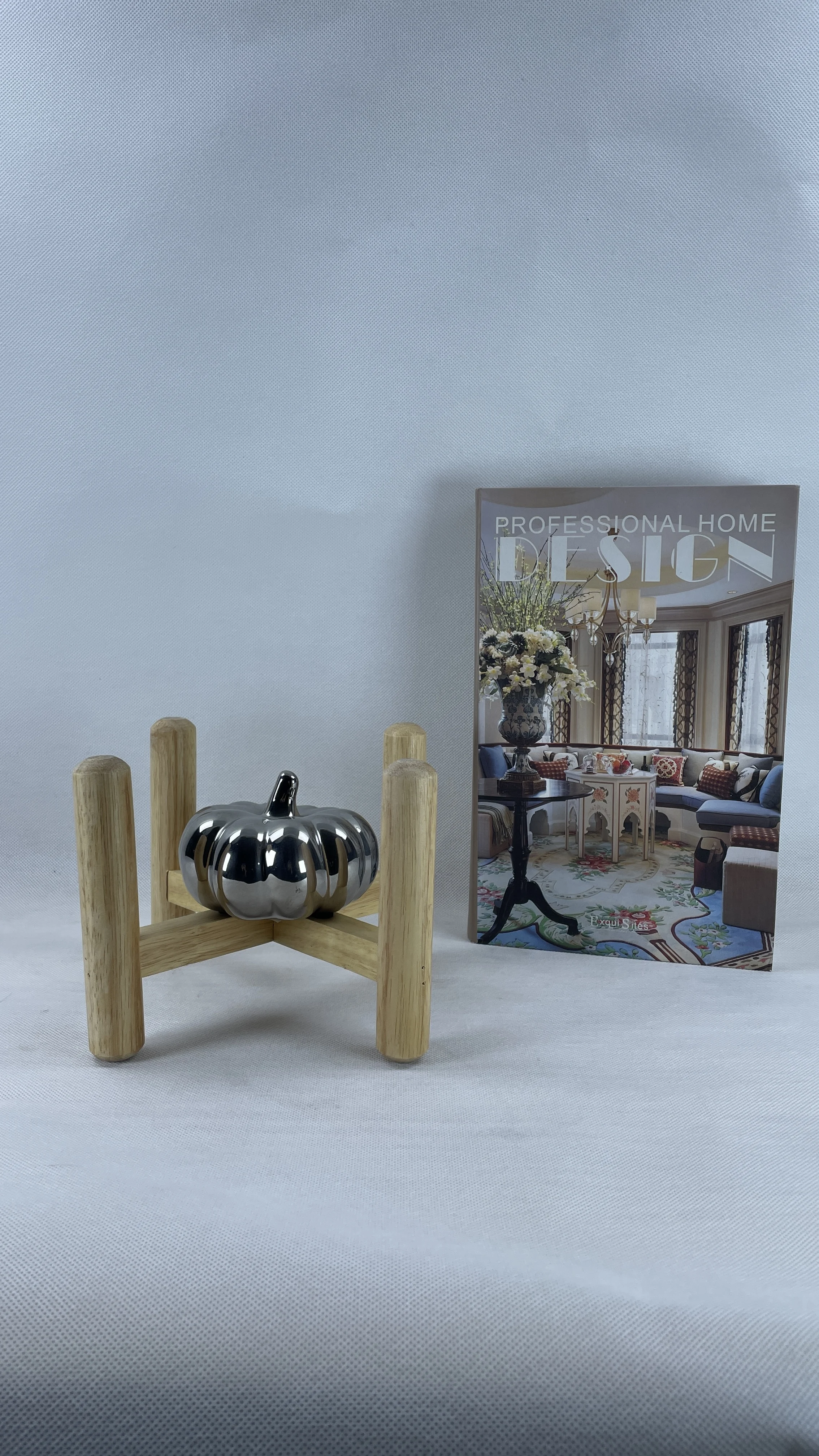 Home Decor Thanksgiving and Autumn Tabletop Gold Resin Pumpkin Polyresin Harvest Orange Fall Pumpkin Decoration