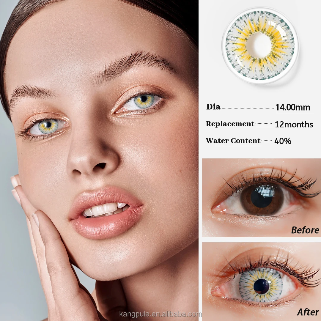 wholesale factory private label good price of  freshlady eye contact lenses color contact lenses