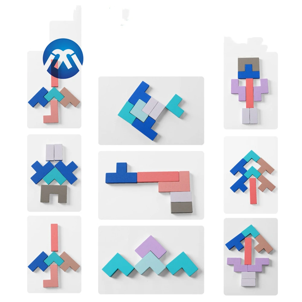 Hot sale kids educational wooden toy for children digital puzzle blocks