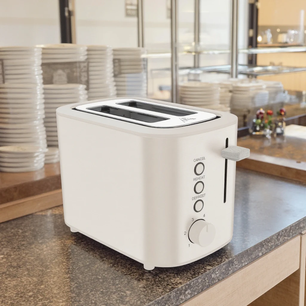 China Manufacturer Cordless Electric Kettle with Wood Detail Pop-Up Toaster for Household