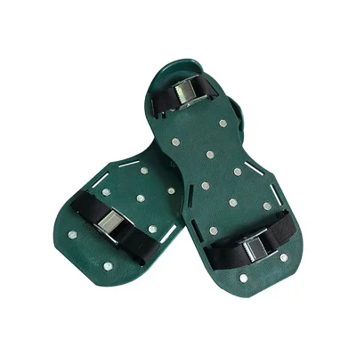 Универсальный аэратор для газона, 3 регулируемых ремешка с тяжелыми металлическими пряжками, эффективный аэратор для почвы газона