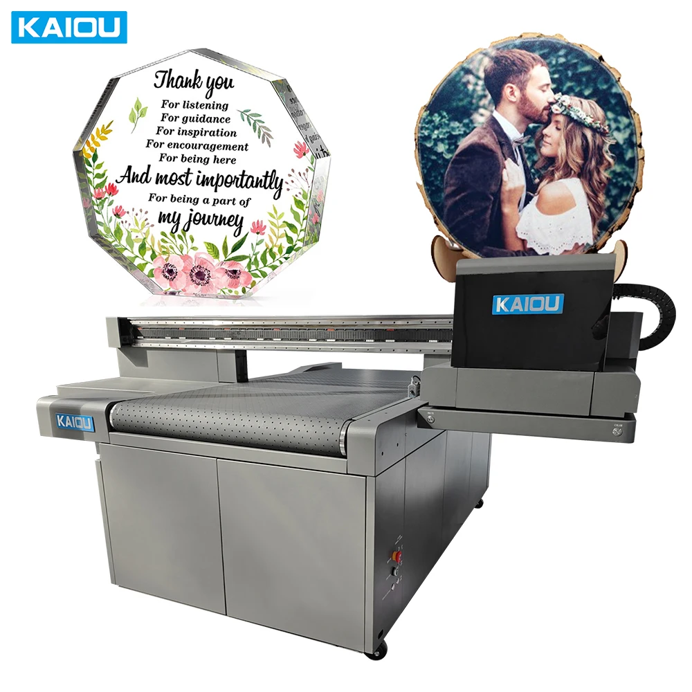 conveyor belt uv flatbed printer metal iron sheet pvc plastic acrylic sticker diy mobile phone case printing machine 900*2000mm