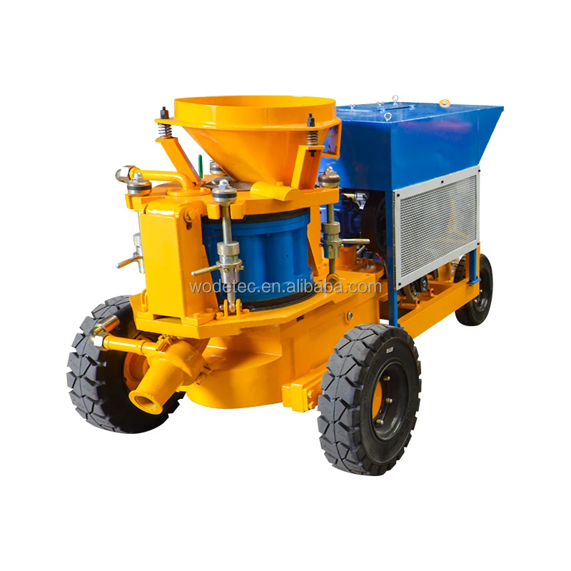 explosion proofing concrete shotcrete Dry Mix Gunite Machine with Lightweight nozzle