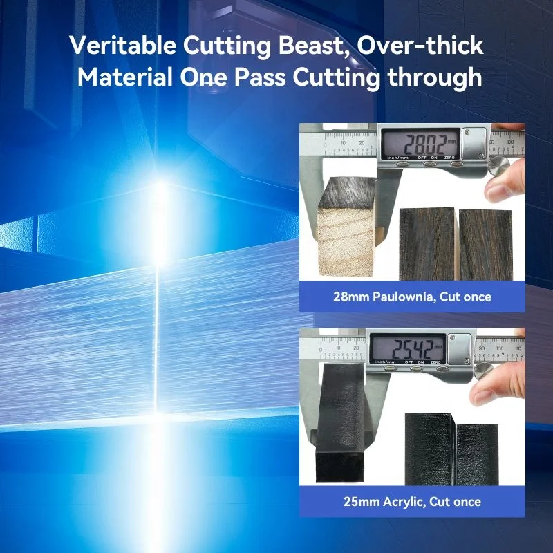 Atomstack A70 X70Max 360W High Performance 70W Output 850*800Mm Area With Air Assist Automatic Fixed Focus Laser Cutting Machine