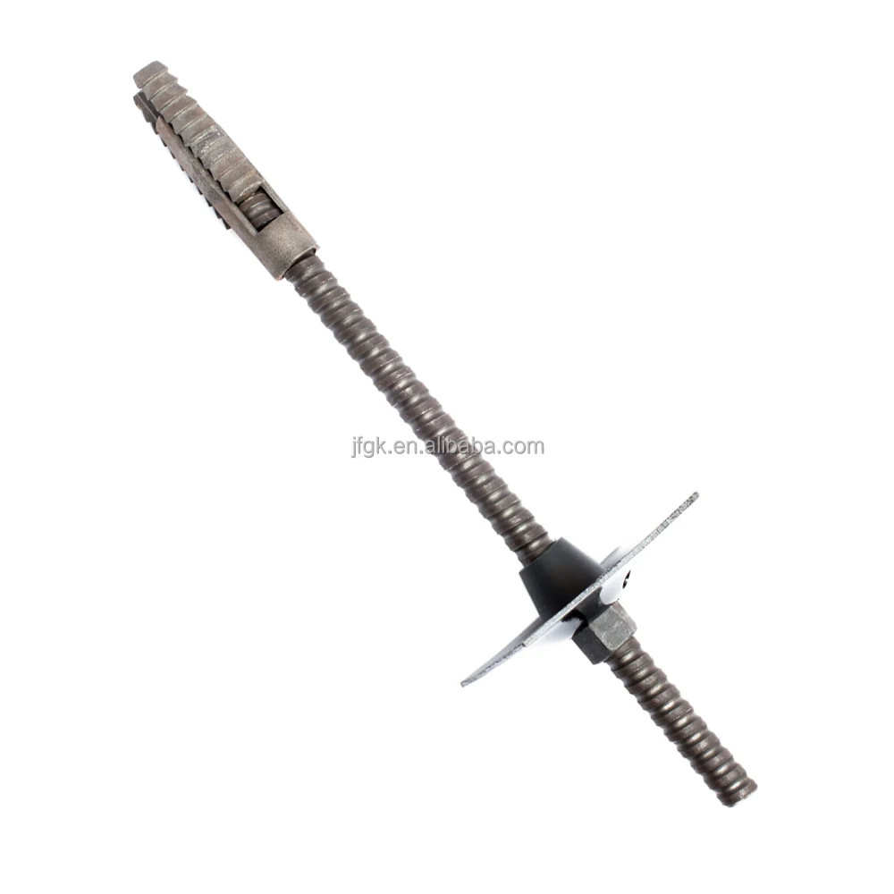 hollow bar  self drilling anchor bolt  Mining machine parts drilling tools Roof Support M20 Chemical Paddle Bolt Plig