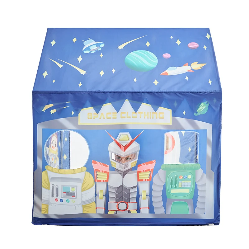 Universal Spaceship Pattern Princess Castle Play Tent Indoor Outdoor use with Carry Case