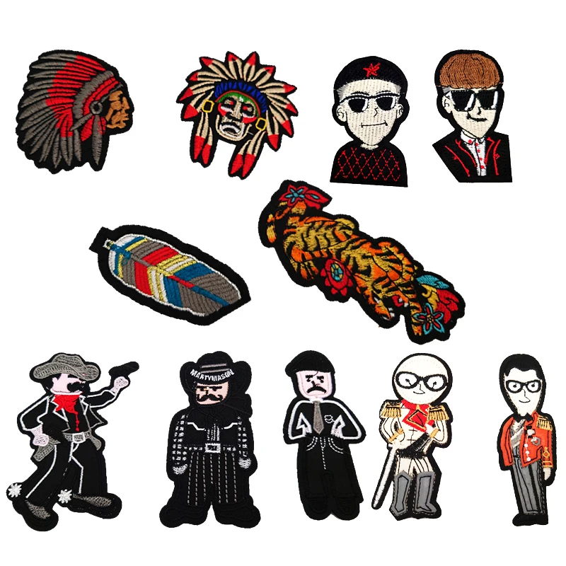 Лидер продаж, нашивки с вышивкой на заказ, нашивки с вышивкой утюгом для одежды