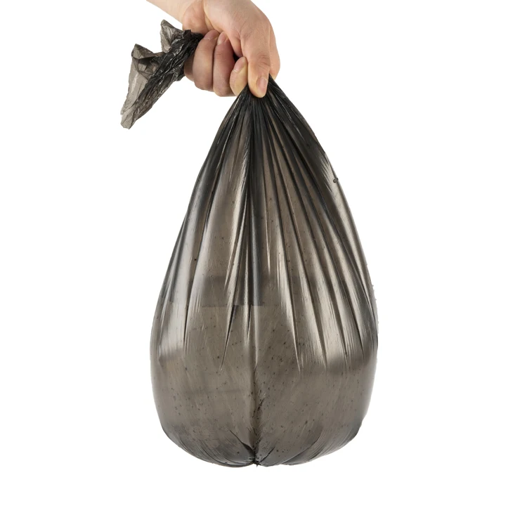 Promotion portable disposable household kitchen colorful plastic disposable garbage bags on a roll