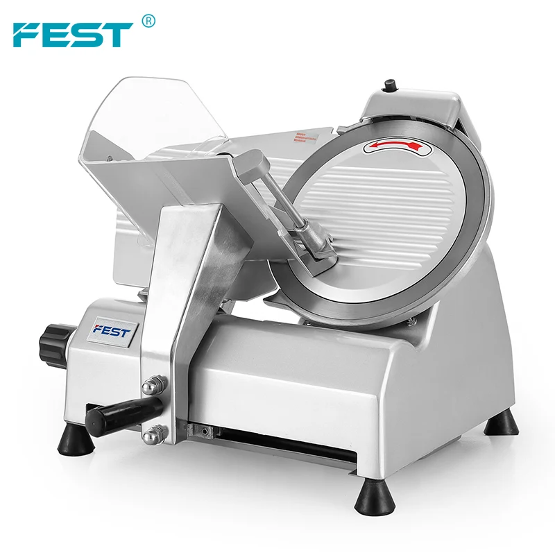  FEST beef slicer pork skin cutter meet 250es-10 squair salami frozen meat for butcher and