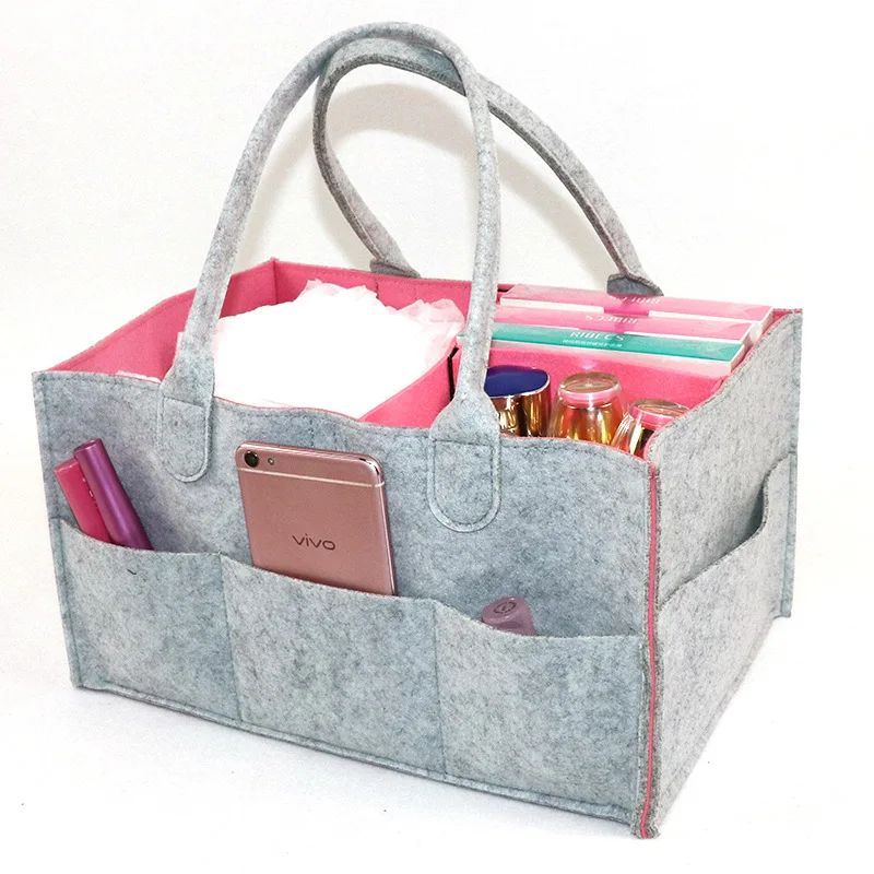 
RTS Multifunction Storage Tote Baby Diaper Felt caddy bag organizer 
