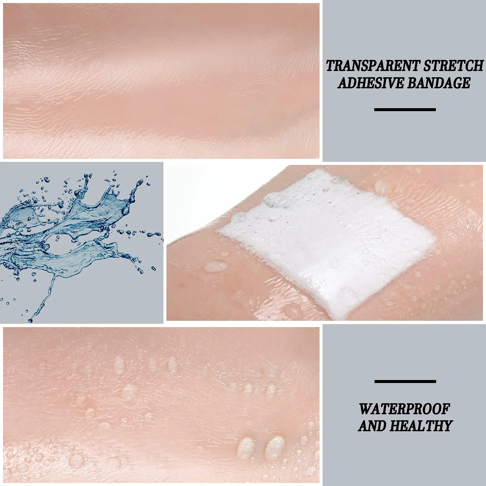 Showerproof Transparent Adhesive Film Dressings Clear Wound Bandages Protectors for Shower Tatoo