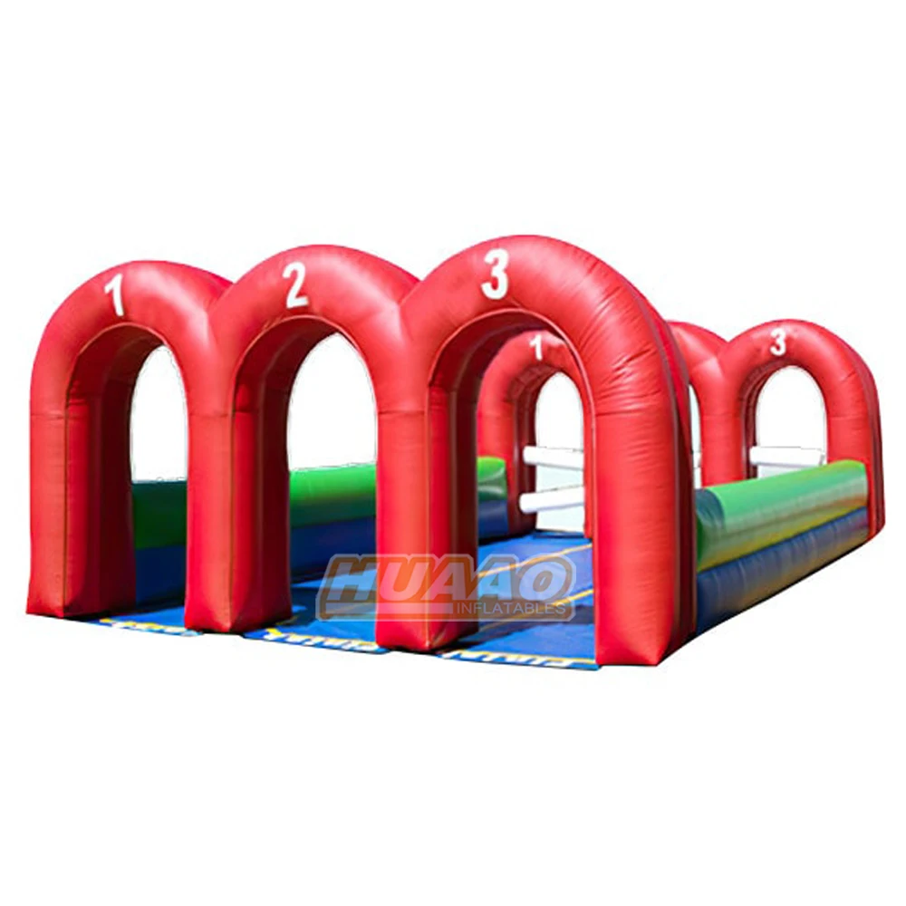 kid inflatable derby pony race riding horse racing game for sale