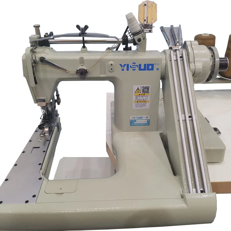 YS-928-2PL-D промышленная швейная машина с прямым приводом трехигольная джинсовая палатка толстый материал сумка двойной буксир хороший изгиб